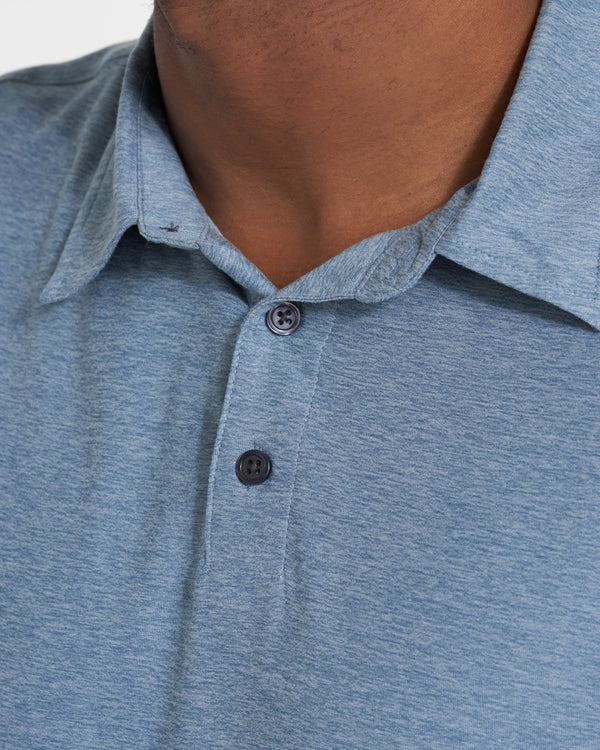 Strato Tech Polo | Cloud Heather